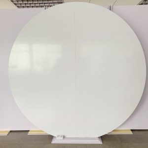 cCE-2718: Circular Acrylic Backdrop (White)