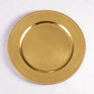 CE-2721: Charger Plate - Gold